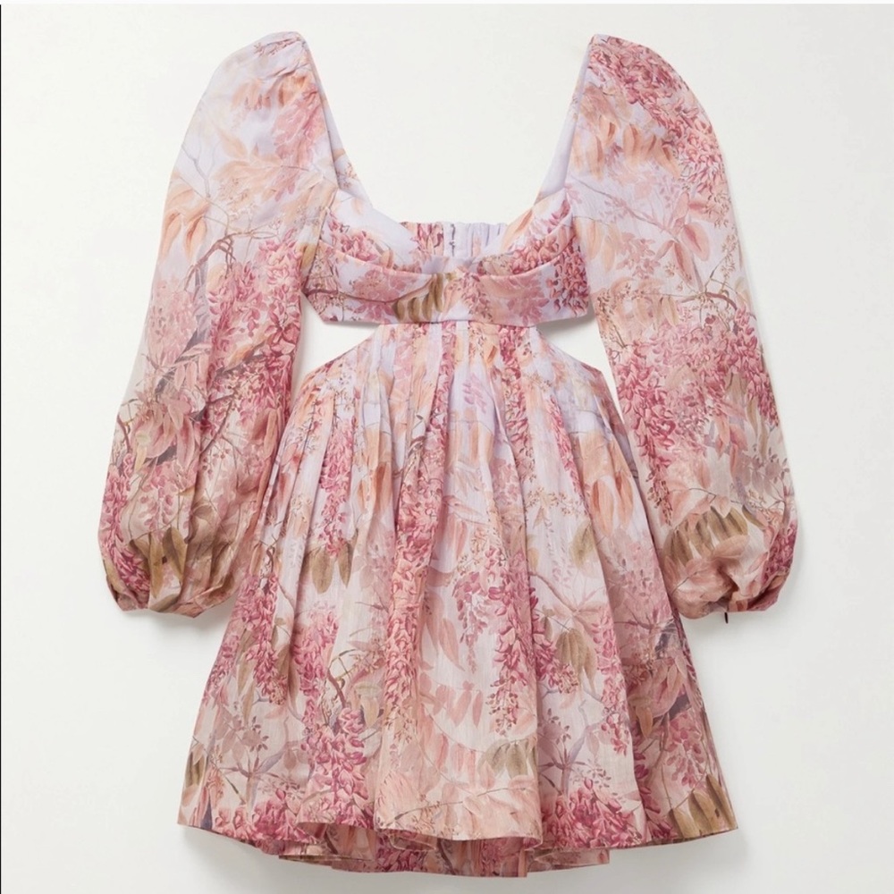 Zimmermann Botanica Bralette Mini Dress